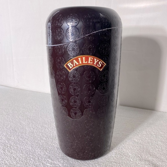 Vintage Baileys Brown Plastic Insulated Ice Bucket Bottle Cooler With Lid - Picture 1 of 12